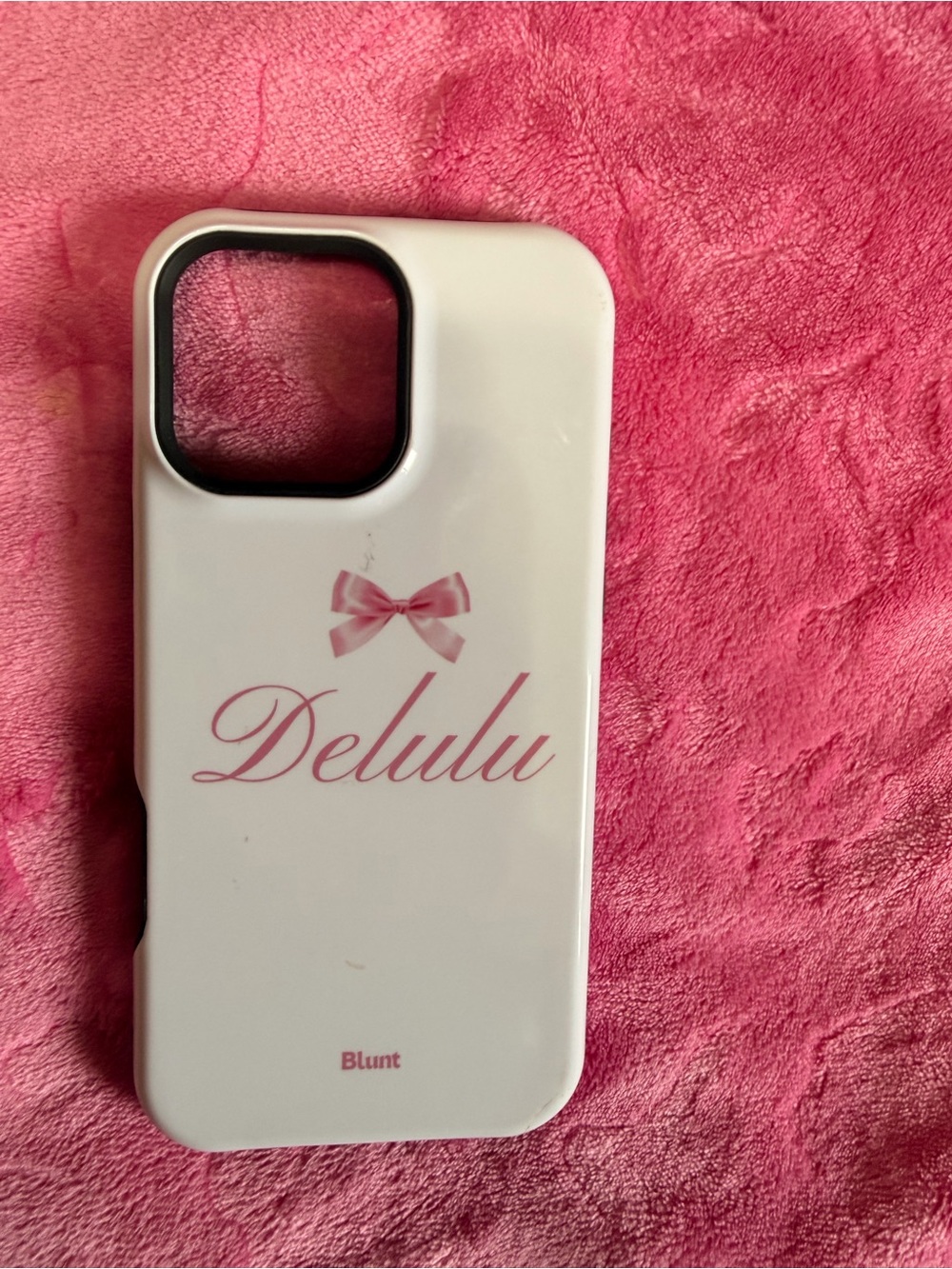 Delulu White & Pink Smartphone Case by